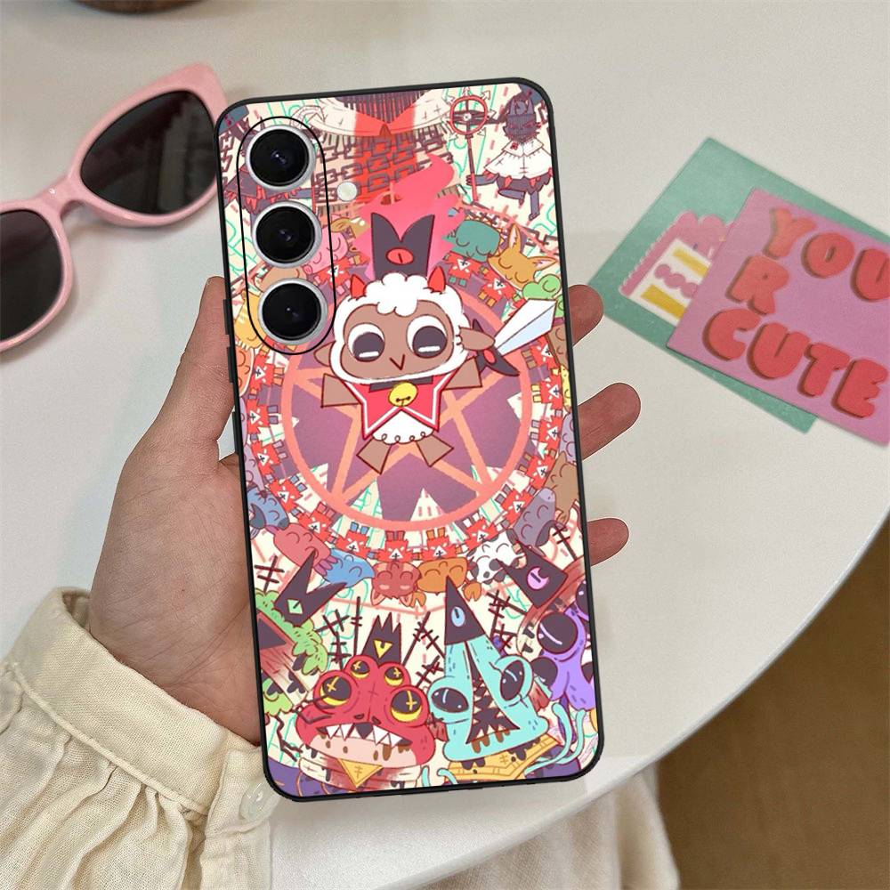 C-Cult of The Lamb Game Phone Case For Samsung S 24 fe 25 Ultra plus 20 lite 21 30 22 23 24 22 Ultra 5G Fundas
