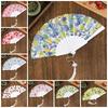 Fruit Pattern Folding Hand Fan Cherry Design Cooling Fan Decorative Handheld Fan  Summer Use