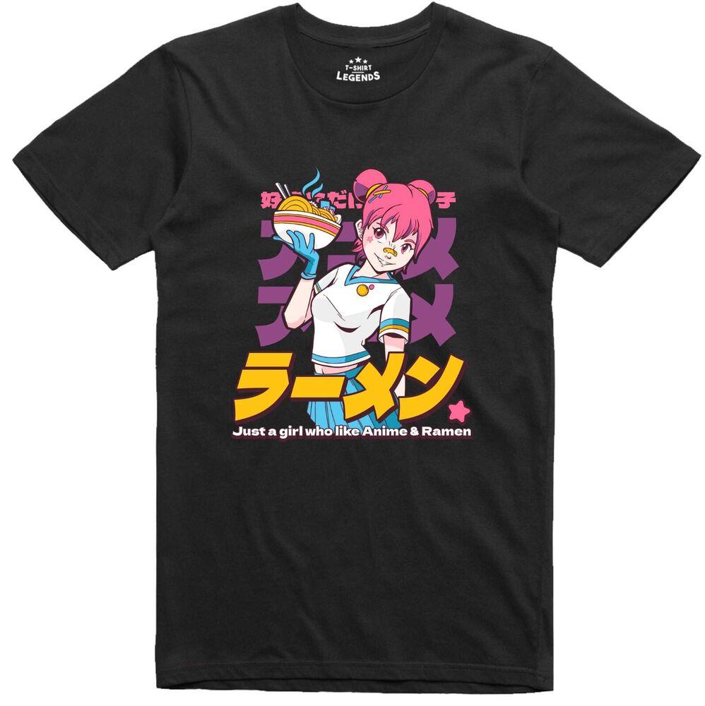 Футболка унисекс Hombre Anime Camiseta Ra Nina Manga Japones Geek Corte Normal Camiseta