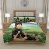 S-Sasuke U-Uchiha N-Naruto Anime Duvet Cover Bedding Set 3pcs Breathable Polyester Fits US UK EU AU DE Beds, Single Double Queen King