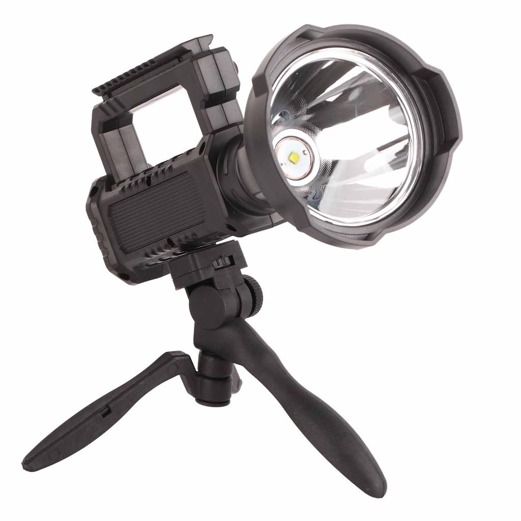 Светодиодный прожектор дальнего действия USB-зарядка Наружный патрульный фонарик Маленький со штативом