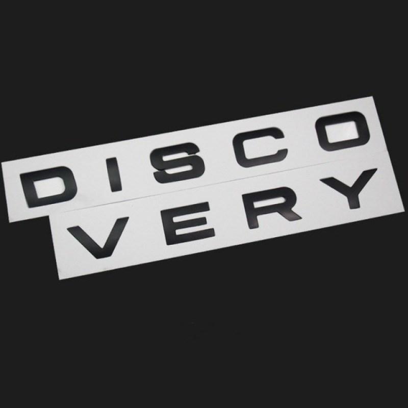 ABS буквы Discovery передний значок на капоте, эмблема, крышка заднего багажника, логотип, наклейка, наклейка для Range Rover, аксессуары для стайлинга автомобилей