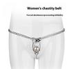 Металлический Секс-раб Сексуальное Нижнее Белье Женское В форме Сердца Женский Пояс Целомудрия Воздержание Защита от Измен Генитальный Замок Целомудрия
