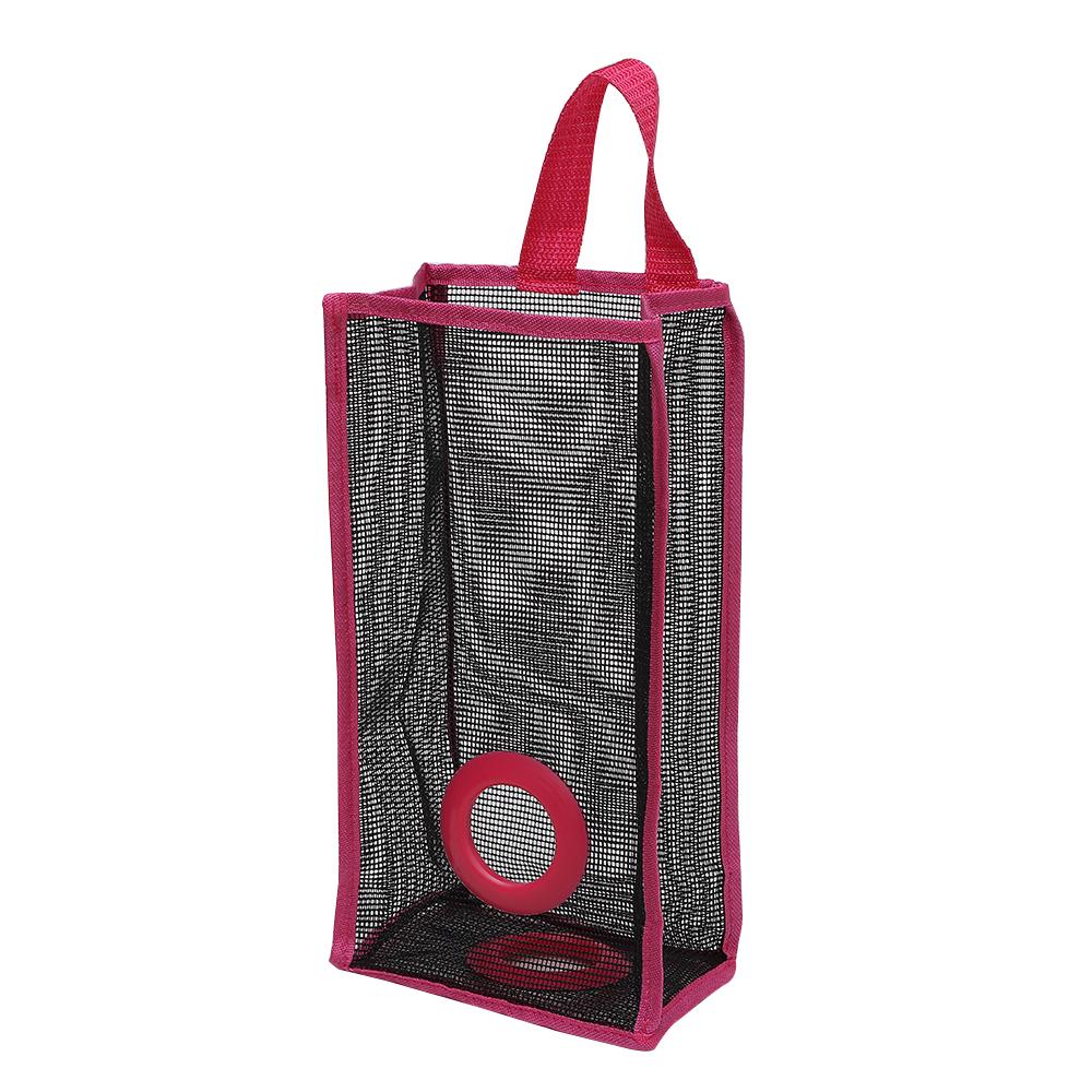 Домашний органайзер для мусора Переработка Практичный дышащий сетчатый подвесной держатель для мусора Хранение пластиковых мешков