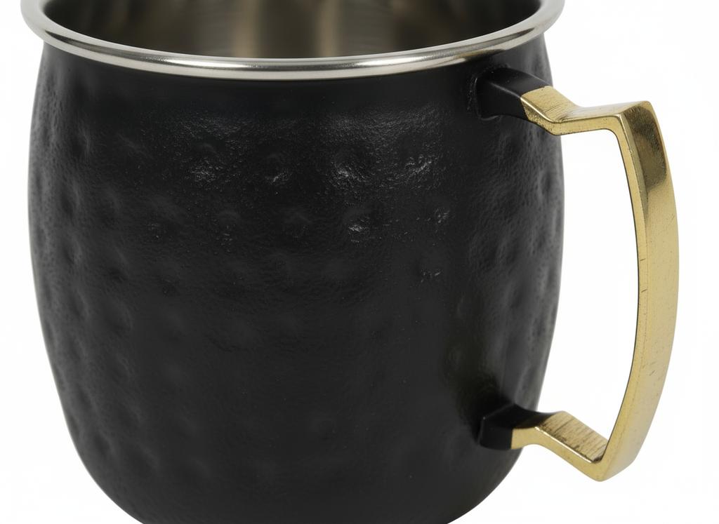 STAINLESS STEEL MUG 475 ML BLACK COATING
