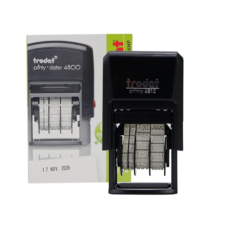 Самонаборный датер Trodat 4810, 3,8x20мм, Регулируемый, Даты на китайском и английском языках
