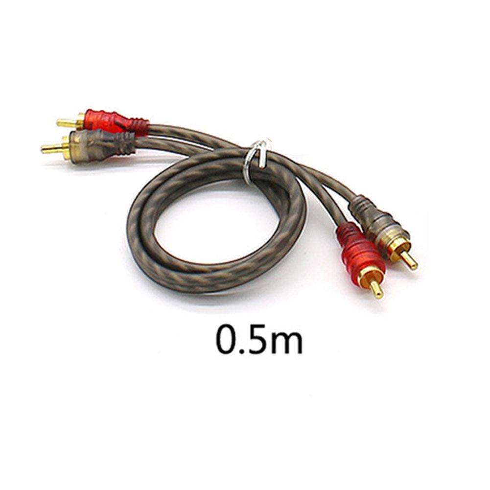 Pure Copper Audio Cable Audio Cord Power Amplifier PVC Cable For Car Audio System