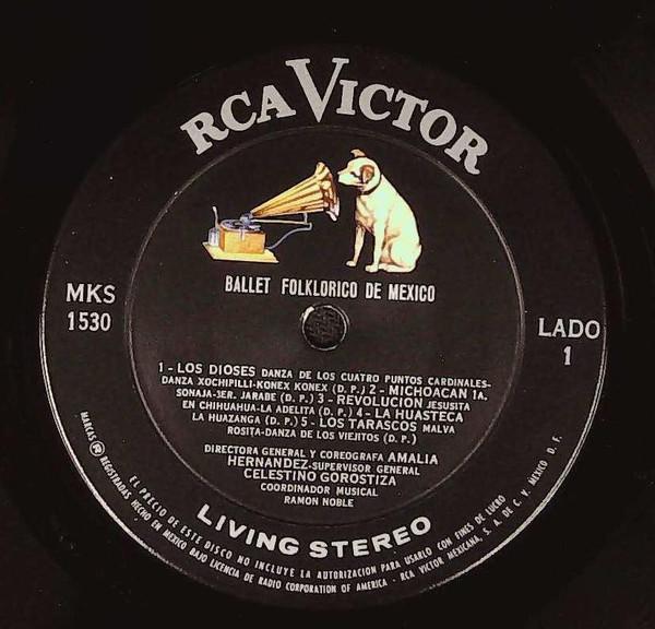 LP Record BALLET FOLKLORICO DE MEXICO - Ballet Folklorico De Mexico MKS1530 RCA Victor Mexico Latin Used