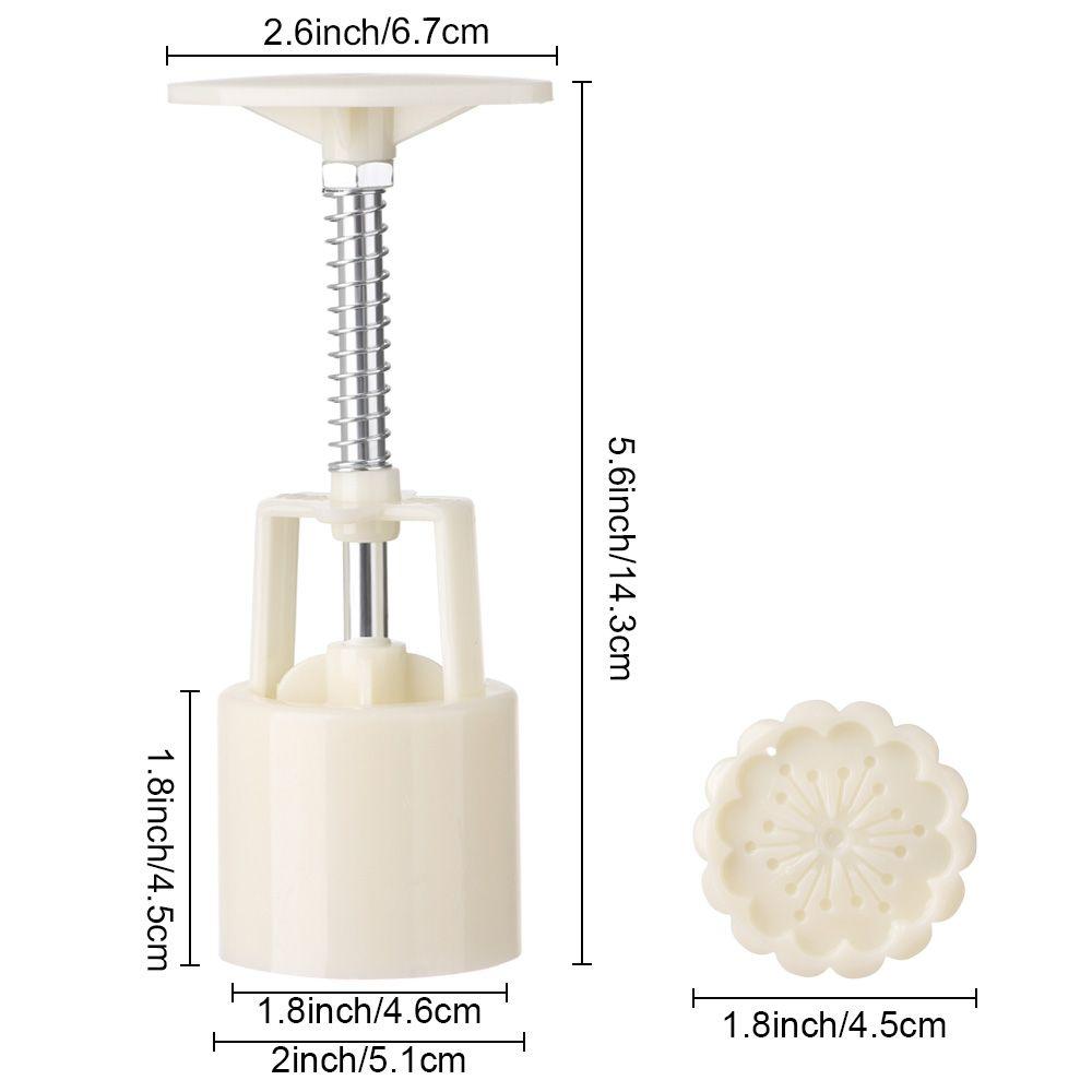 Mid Autumn Festival Moon Cake Mould 50g Plungers Pastry Tools Moon Cake Tool Hand Press Mold