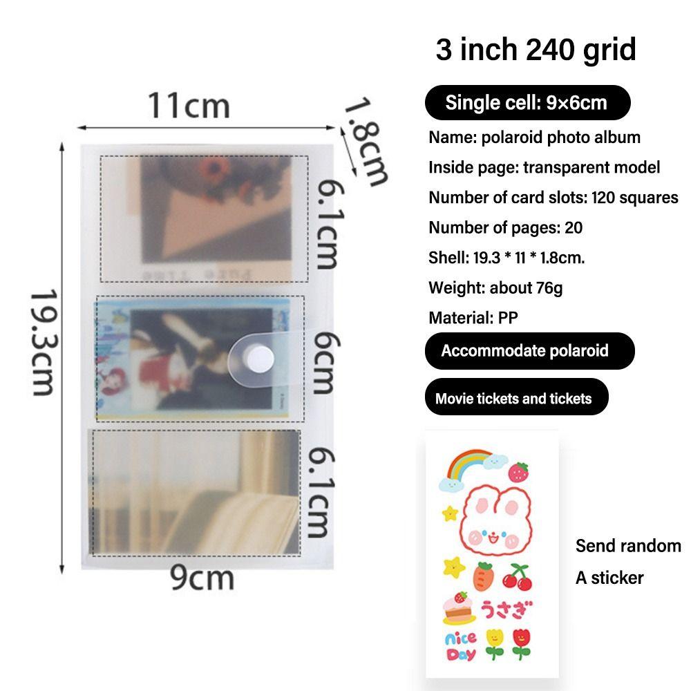 ПВХ Фотоальбом Прозрачный Альбом для Фотографий Айдолов Высококачественный Держатель для Фотокарточек