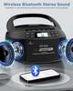 Bluetooth Бумбокс Стерео с CD, Кассетой и AM/FM Радио