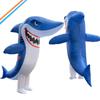 Blue Shark Cartoon Dress Cross Border Halloween COSPLAY Doll Dress Party Mouth Shark Inflatable Dress