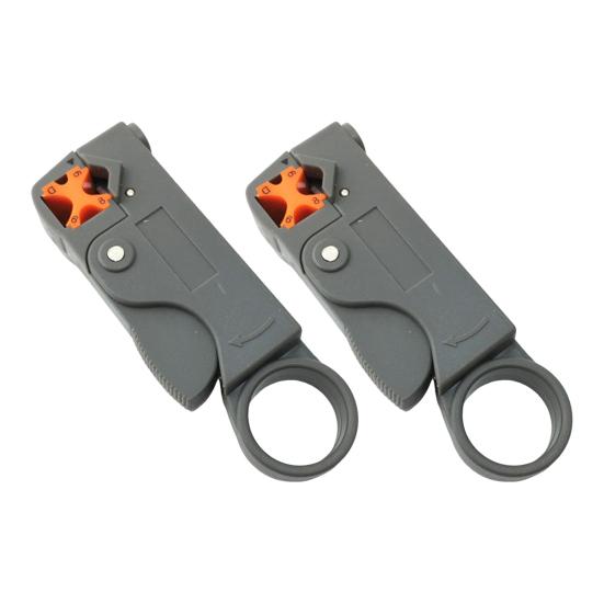 1/2/3 шт. вращающийся коаксиальный коаксиальный кабельный резак с регулируемой глубиной резки компактный дизайн портативный коаксиальный кабельный резак