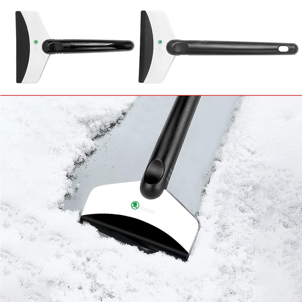 Car Snow Shovel Windshield Cleaning Defrosting Ice Scraper Tool For Skoda Octavia Fabia Rapid Superb VII Enyaq Kamiq Karoq Scala WT7