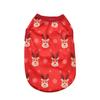 Christmas Pet Clothes Deer Snowman Print Dog Vest Coat Holiday Cute Puppy Costume For Small Medium Dogs Cats Yorkshire Chihuahua