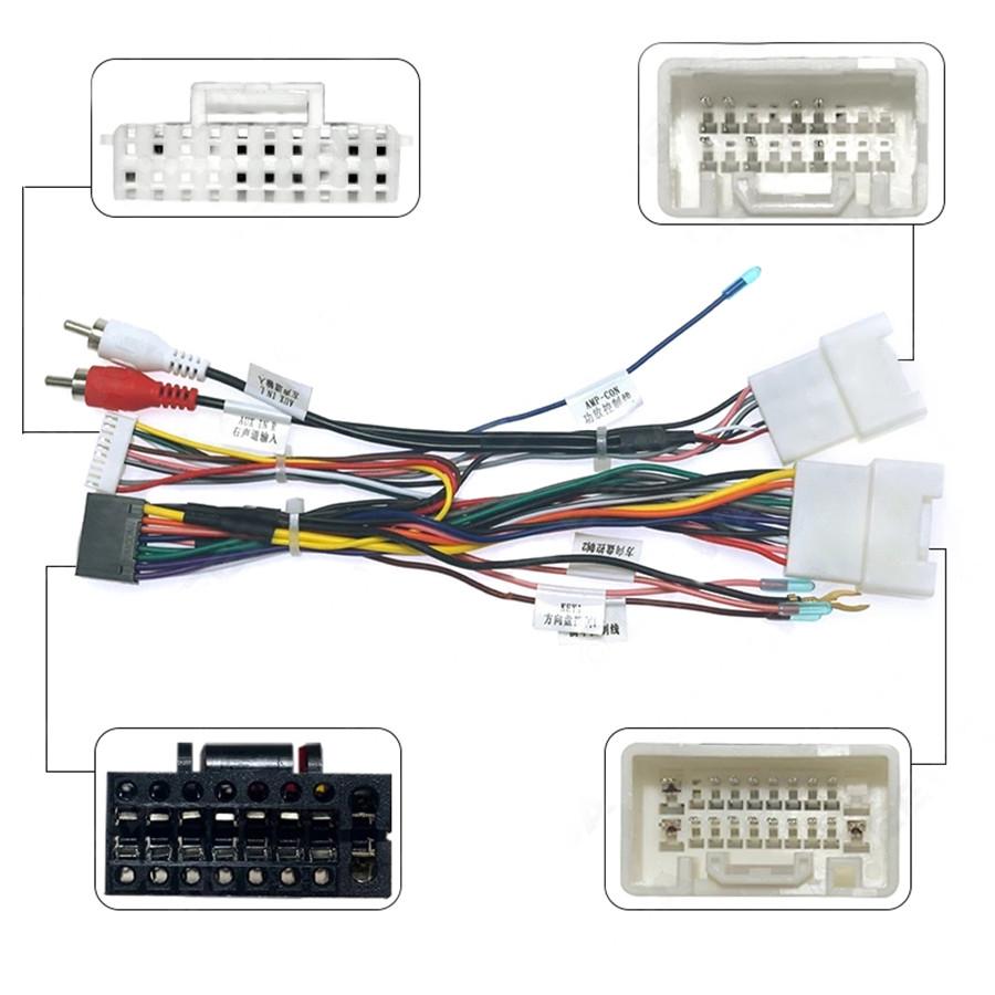 Car Android Radio Audio Adapter Cable For Mitsubishi Outlander Pajero 2006-2013