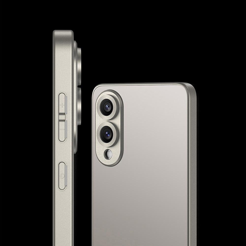 For Samsung Galaxy S25 Edge Case Skin Touch AG PC+TPU Phone Back Cover