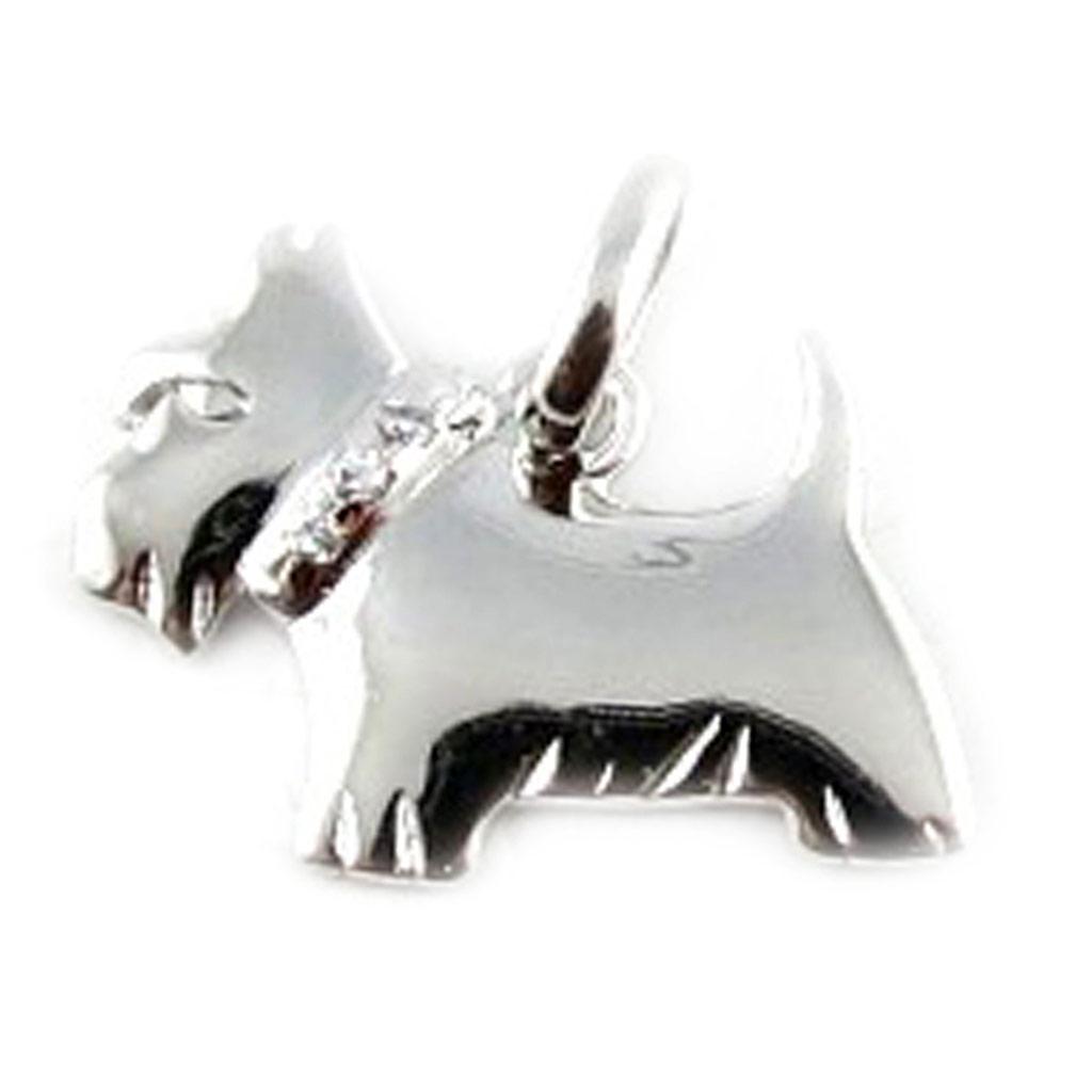 Les Trésors De Lily [E1053] - Серебряный кулон «Собачка любви» - 13x17 мм