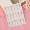 Mixed Rhinestone Stickers Fashion Eyeliner  Decals Disposable Tattoo Stickers  Women