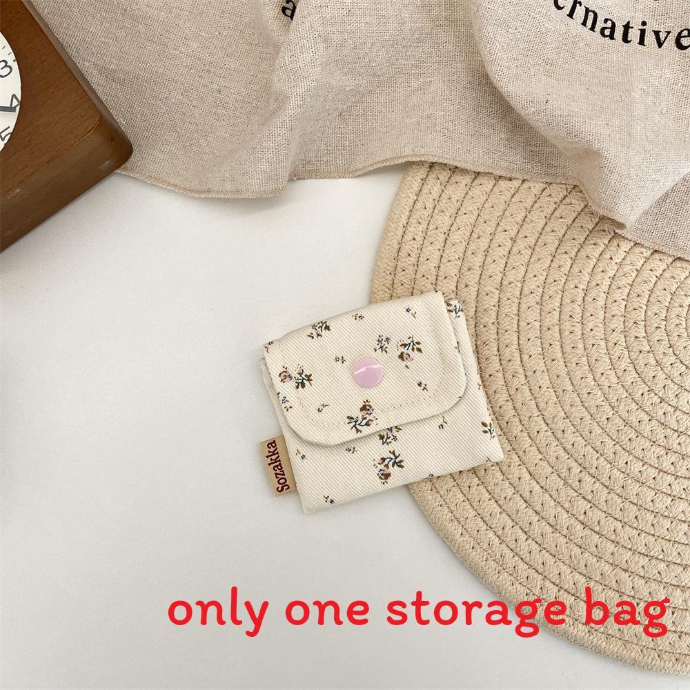 Polyester Floral Wallet With Multiuse Storage For Daily Travel And Makeup Organization