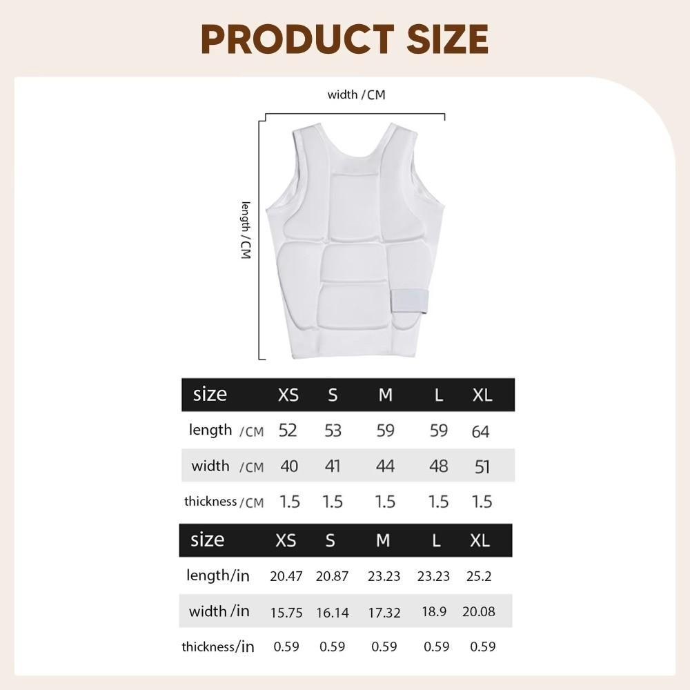 Impact Guard Chest Guard Vest Rib Protection Karate Chest Protector Karate Training