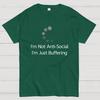 Im Not Anti-Social Im Just Buffering Geeky T-Shirt