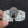 Silver Sheen Obsidian Cuff Bracelet Handmade Jewelry Awesome Gemstone Bangle 925 Sterling Silver Cuff Bracelet Adjustable Bangle For Gifts