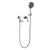 Tuqiu Rose Gold Bathtub Shower Set Hot and Cold Gold Bathroom Shower Faucet Gray Bathroom Waterfall Bath & Shower Faucet Brass