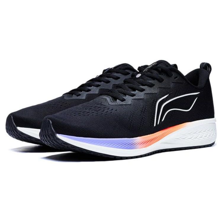 Кроссовки мужские Li Ning Red Rabbit 6 легкие гоночные прочные с низким верхом черные ARMT015-24