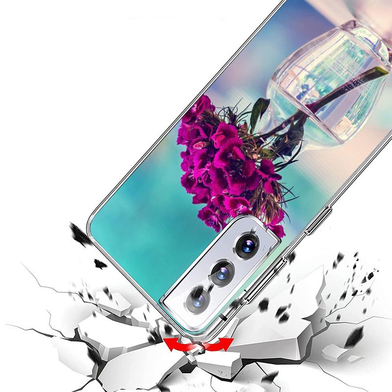 Фиолетовые Лавандовые Цветы Чехол для Телефона Для Samsung Galaxy S26 S25 Edge S24 S23 FE S22 Ultra S21 Plus S20 + Fundas Cover Coque Galaxy