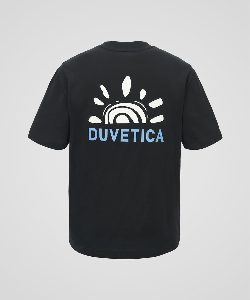DUVETICA Tiny M (черный) (Мужская футболка с коротким рукавом)
