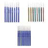 8/10 Pieces Ergonomic Crochet Hooks Set 0.6mm-2.0mm Different Sizes Crochet Hooks Knitting Needle for Lacework Craft