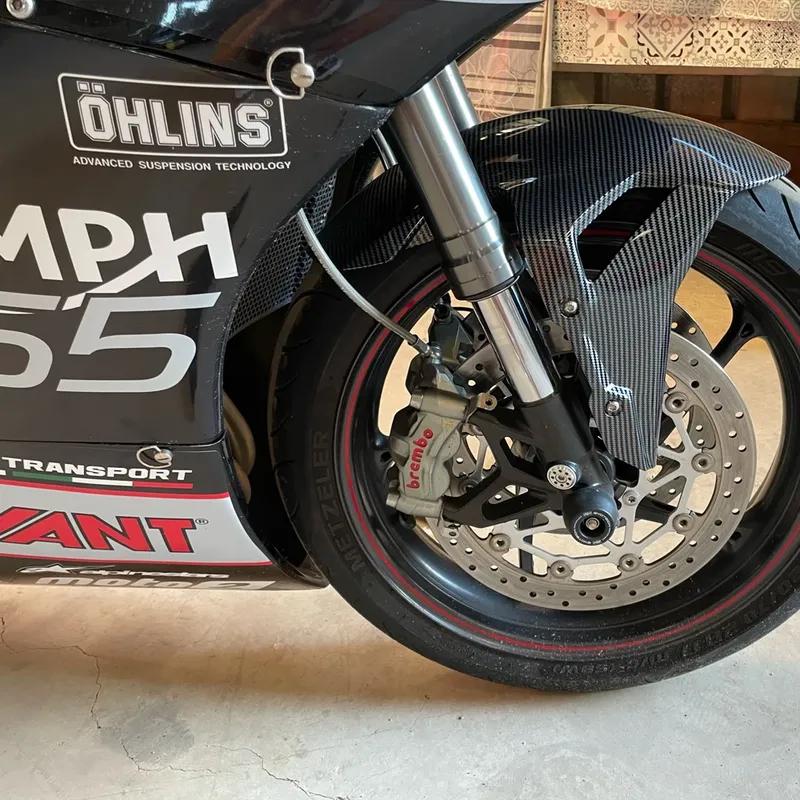 Motorbike Front Wheel Hugger Fender Mudguard Splash Guard Fairing Mudflap For Triumph Street Triple 765 Accessories Carbon Fiber