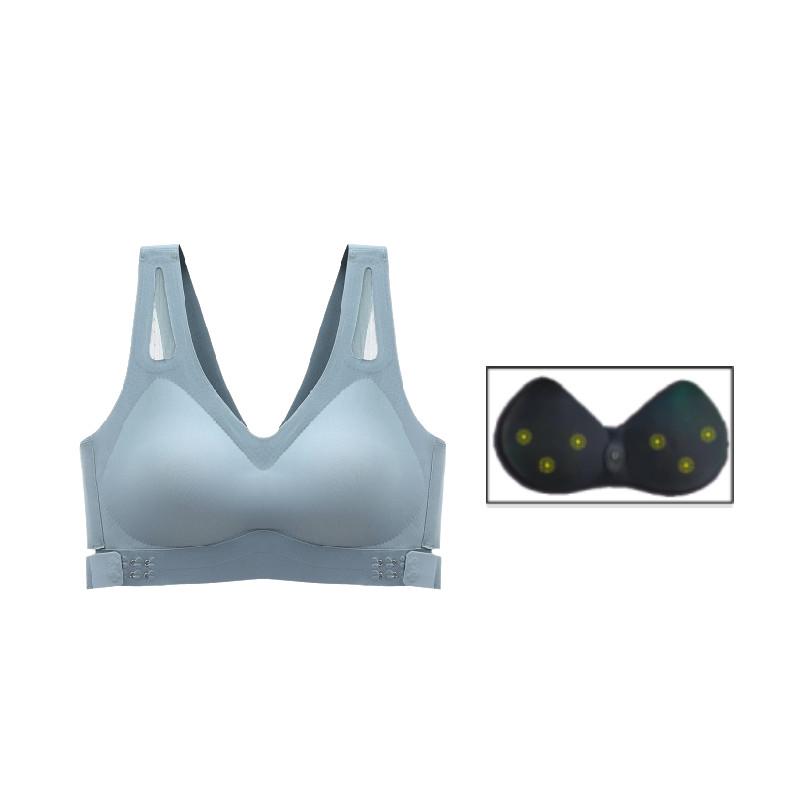 Электрический массажер для груди для женщин, удобный съемный дизайн с вибрацией для увеличения бюста