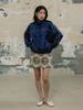 Edenic Flower Jacquard Miniskirt