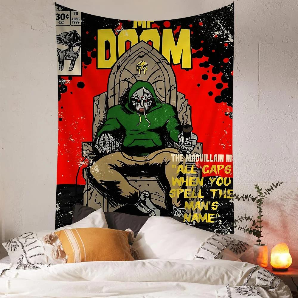 MF DOOM Цветной Гобелен Настенный Подвесной Таро Хиппи Ковры Настенные Декор Комнаты в Общежитии Дома