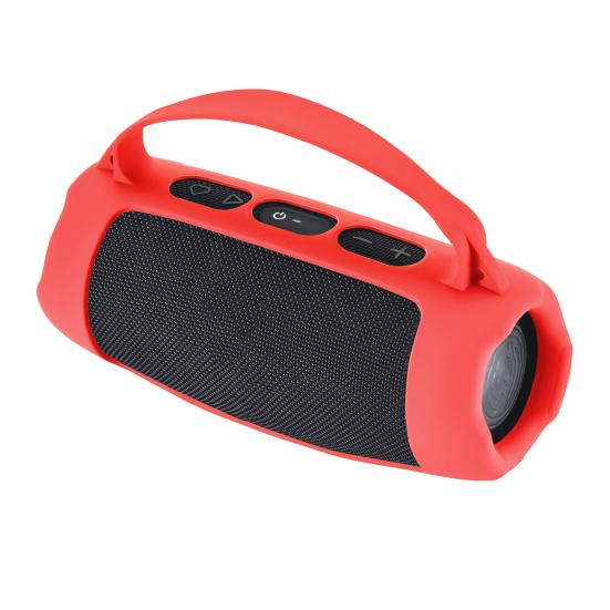 Speaker Silicone Cover Case Shockproof Impact Resistant Simple Installation Travel Carrying Case with Shoulder Strap for JBL Charge 5
