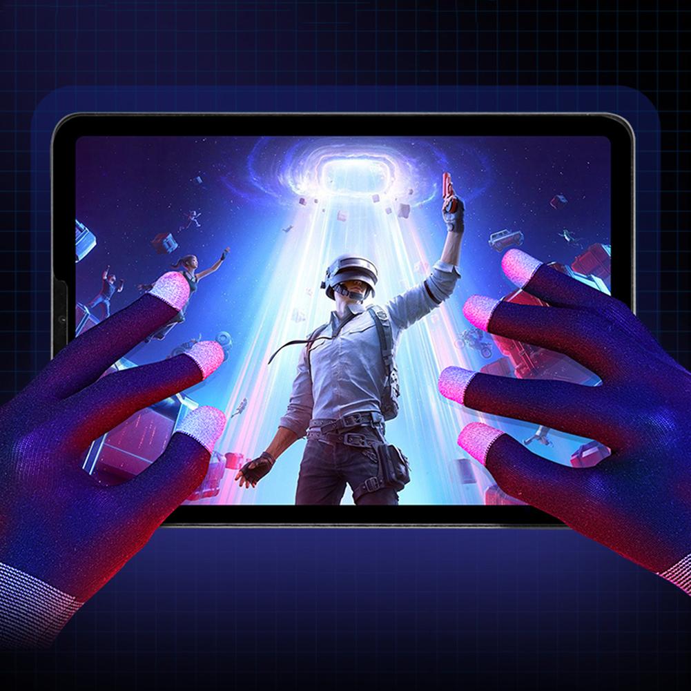 1 пара пятипалых перчаток, высокочувствительные перчатки, варежки, антипотовые, дышащие, сохраняющие тепло для PUBG E-Sports Sara Gaming Gloves