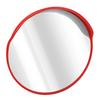 Outdoor Security Mirror Wide Angle Curved Surface 60mm Standing Pole Mounted Convex Traffic Mirror for Driveway 60cm