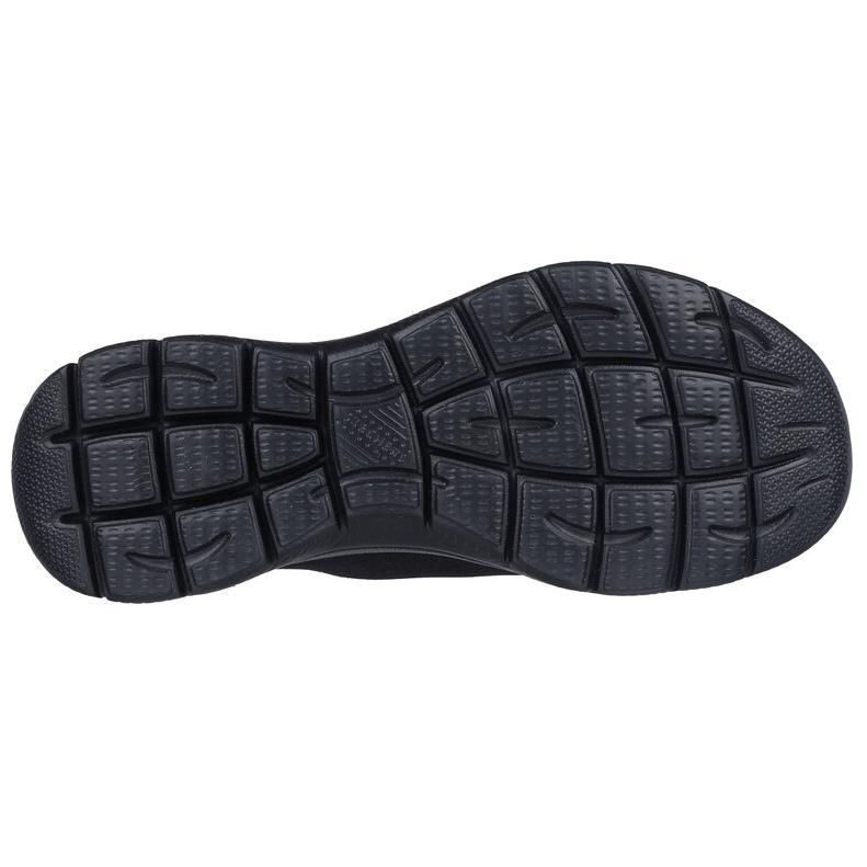 Skechers Слипоны Удобные Низкие Повседневные Кроссовки Женские Черный 150118-BBK