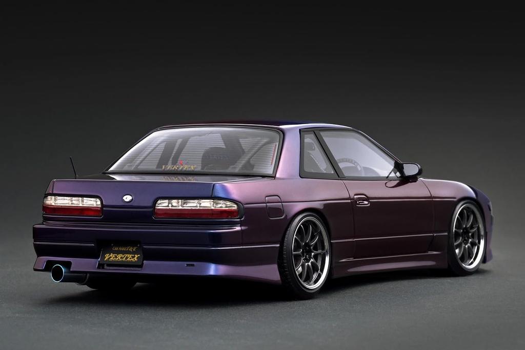 Ignition Model Scale VERTEX S13 Silvia Purple Metallic Finished Product IG3586 TK.Company 1/18
