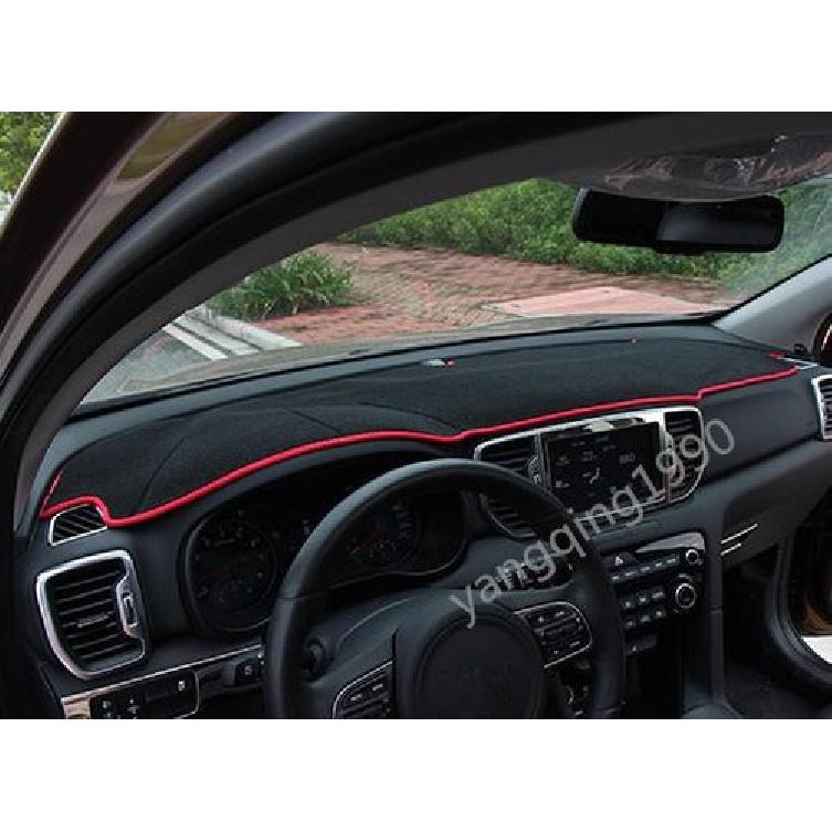Inner Dashboard Dash Mat DashMat Sun Cover Pad Red For Kia sportage 2016 2017