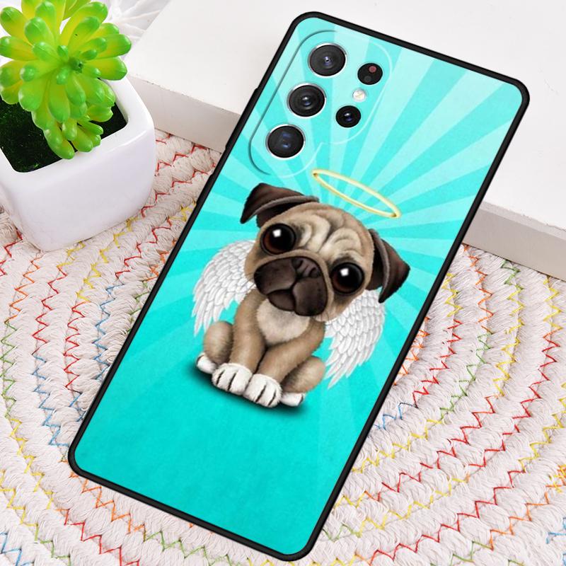 Чехол для телефона 'Ангел Мопс' для Samsung Galaxy note 10 pro S26 Ultra S23 S24 FE S25 S21 S22 PLUS противоударный Cove
