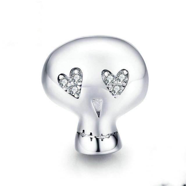 New Halloween Gift Skull Dog Demom European Diy Bead Fit Original Charms Silver 925 Bracelet For Girl Fashion Jewelry