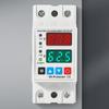 Регулируемый Защитник от Перенапряжения и Перегрузки по Току AC 220V Двойной Дисплей Мониторинга Напряжения и Тока с Автоматическим Отключением Питания