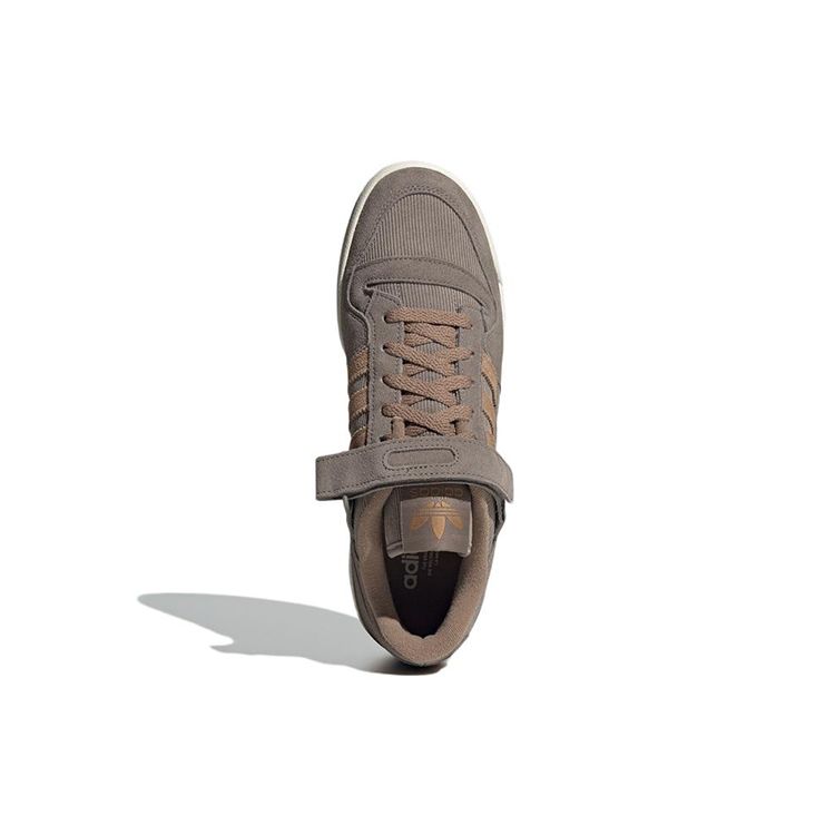 adidas Originals Forum 84 Low Вельвет Земля Замша Ретро Повседневные Прочные Легкие Низкие Кроссовки Унисекс Коричневый GX4564