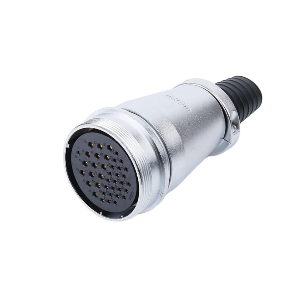 WEIPU WS55 TQ/ZQ M55 Waterproof Automotive Wire Connector Panel Mount 4 7 40 53 61 Pin 50A 150 Amp Electrical Power Connectors