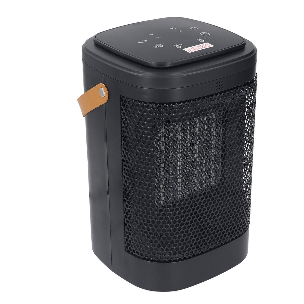 Электрический обогреватель холодного и теплого воздуха с сенсорным экраном и функцией умного таймера, осциллирующий портативный обогреватель с 