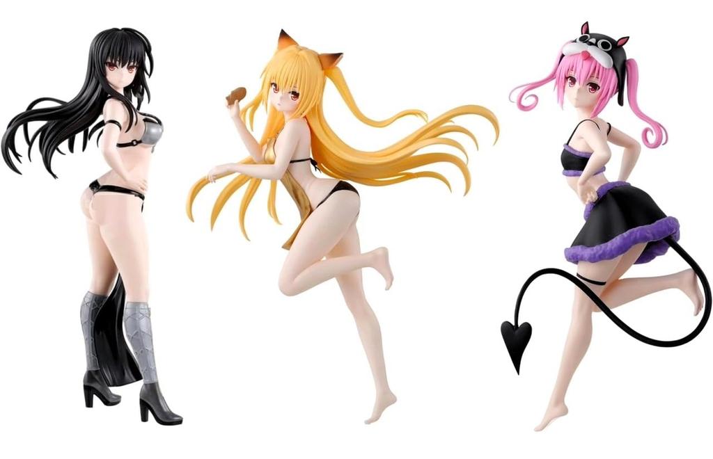 To Darkness Golden Darkness Yui Kotegawa Nana Asta Deviluke GLITTER GLAMOURS Figure of 3 Official Goods LOVE-Ru + + & [Set Types]