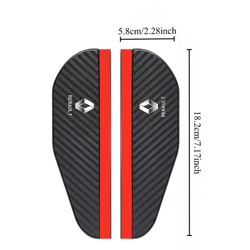 Hub Caps Car Rearview Mirror Eyebrow Rainproof Cover For Renault Clio Laguna Megane 2 3 Duster Logan Captur Talisman Trafic Kwid